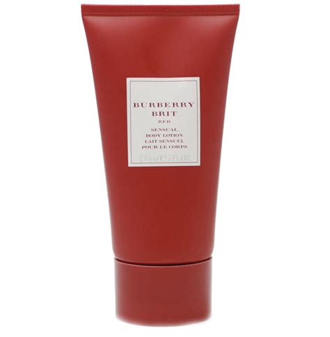 burberry brit red body lotion